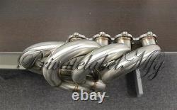 PLM RAM HORN Exhaust Header without Test Pipe FOR Integra Civic B18C B16A B18B GSR