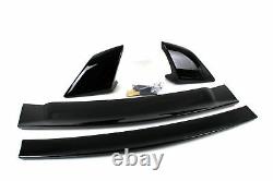 Painted FOR Honda Civic 8th Mugen JDM 4D Sedan RR Trunk Spoiler ABS 06-11