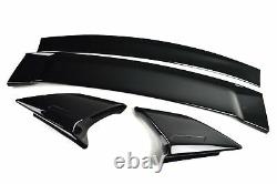 Painted FOR Honda Civic 8th Mugen JDM 4D Sedan RR Trunk Spoiler ABS 06-11