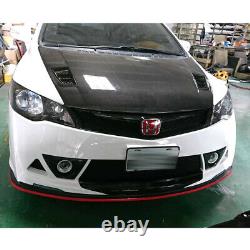 Painted For Honda Civic 8th Mugen RR Look Fog Light Cover Retainers RR Model Kit