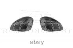 Pair Mirror Covers For 22-Up Honda Civic JDM Mugen DRY CARBON FIBER Replacement