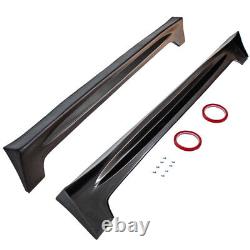 Pair Radiator Firewall Side Side Skirts For Honda civic 4 door sedan 2006-2011