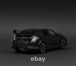 Pop 1/18 HONDA CIVIC Type R Mugen FK8 Resin Model Car BLACK