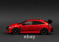 Pop 1/18 HONDA CIVIC Type R Mugen FK8 Resin Model Car RED