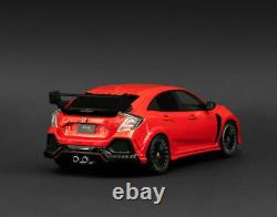 Pop 1/18 HONDA CIVIC Type R Mugen FK8 Resin Model Car RED