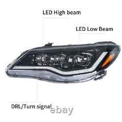 Projector LED Headlights for Honda Civic 8th Gen FD/FD2/Mugen RR/RC 2006-2011