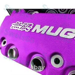 Purple MUGEN Racing Engine Valve Cover For Honda Civic D16Y8 D16Y7 VTEC SOHC New