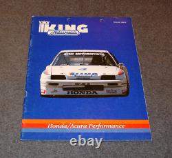 RARE 1991 King Motor Sports Mugen Catalog Vol3 Honda Civic EF CR-X Acura Integra