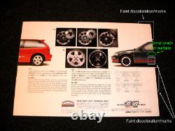 RARE MUGEN Honda CIVIC EF EF1 EF2 EF3 EF9 SPL9 Type R TypeR JDM USDM Brochure