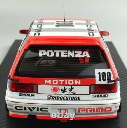 RARE Onemodel 1/18 Honda Civic EF9 Mugen Gr. A JTC 1990 #100 Idemitsu JDM