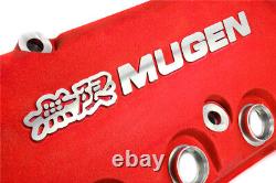 RED MUGEN Racing Rocker Engine Valve Cover For 1992 1995 HONDA CIVIC SOHC VTEC