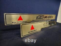 Rare! Authentic MUGEN AIRWAVE Stainless Steel Door Sills JDM Honda USDM Acura