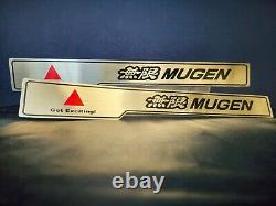 Rare! Authentic MUGEN AIRWAVE Stainless Steel Door Sills JDM Honda USDM Acura