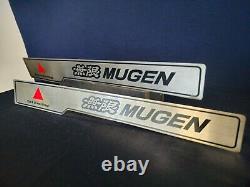 Rare! Authentic MUGEN AIRWAVE Stainless Steel Door Sills JDM Honda USDM Acura