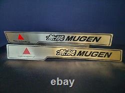 Rare! Authentic MUGEN AIRWAVE Stainless Steel Door Sills JDM Honda USDM Acura