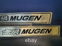 Rare! Authentic MUGEN AIRWAVE Stainless Steel Door Sills JDM Honda USDM Acura