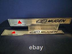 Rare! Authentic MUGEN AIRWAVE Stainless Steel Door Sills JDM Honda USDM Acura