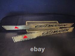 Rare! Authentic MUGEN AIRWAVE Stainless Steel Door Sills JDM Honda USDM Acura