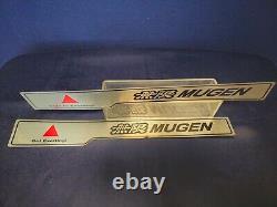 Rare! Authentic MUGEN AIRWAVE Stainless Steel Door Sills JDM Honda USDM Acura