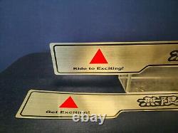 Rare! Authentic MUGEN AIRWAVE Stainless Steel Door Sills JDM Honda USDM Acura