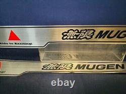 Rare! Authentic MUGEN AIRWAVE Stainless Steel Door Sills JDM Honda USDM Acura