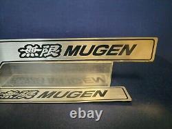 Rare! Authentic MUGEN AIRWAVE Stainless Steel Door Sills JDM Honda USDM Acura