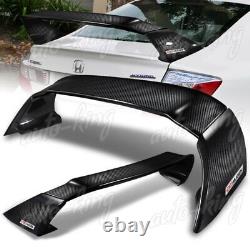 Real Carbon Fiber Mugen Style Rear Trunk Spoiler Wing Fit 12-15 Honda CIVIC 4dr