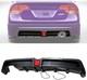 Rear Bumper Diffuser For 2006-2011 Honda Civic Sedan Carbon Fiber Style Rear