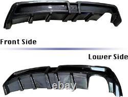 Rear Bumper Diffuser for 2006-2011 Honda Civic Sedan Carbon Fiber Style Rear