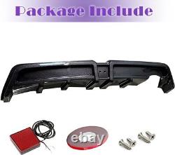 Rear Bumper Diffuser for 2006-2011 Honda Civic Sedan Carbon Fiber Style Rear