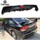 Rear Bumper Diffuser With Led For Honda Civic Mugen Rr Carbon Fiber Style 2006-11