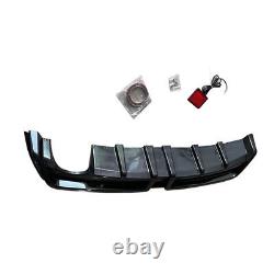 Rear Bumper Diffuser withLED Fit 06-11 Honda Civic 4dr Mugen RR Carbon Fiber Style