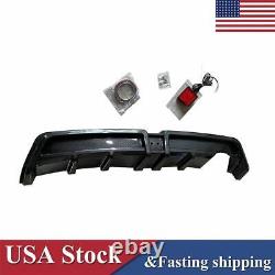 Rear Diffuser withLED Carbon Fiber Style Mugen RR For 06-11 Honda Civic 4dr