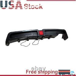 Rear Diffuser withLED Carbon Fiber Style Mugen RR For 06-11 Honda Civic 4dr