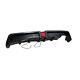 Rear Diffuser Withled Carbon Fiber Style Mugen Rr For 06-11 Honda Civic 4dr New