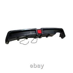 Rear Diffuser withLED Carbon Fiber Style Mugen RR For 2006-2011 Honda Civic 4dr