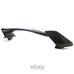 Rear Trunk Lip Spoiler Carbon Fiber Color For 2016-2021 Honda Civic Hatchback