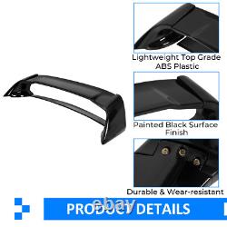 Rear Trunk Spoiler Wing JDM MUGEN Style For 06-11 Honda Civic Gloss Black
