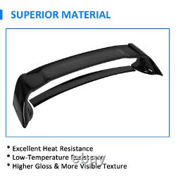 Rear Trunk Spoiler Wing JDM MUGEN Style For 06-11 Honda Civic Gloss Black