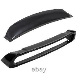 Rear Trunk Spoiler Wing MUGEN Style+Roof Vent Visor For 06-11 Honda Civic Sedan