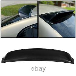 Rear Trunk Spoiler Wing MUGEN Style+Roof Vent Visor For 06-11 Honda Civic Sedan