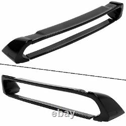 Rear Trunk Spoiler Wing MUGEN Style+Roof Vent Visor For 06-11 Honda Civic Sedan