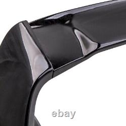 Rear Trunk Spoiler Wing Matte Black For Honda Civic 8th 4DR Sedan Hellaflush