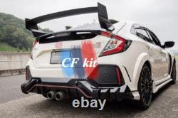 Rear Trunk Spoiler Wings Hatchback For 2016-2020 Honda Civic Mugen FK8 FK7