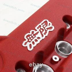 Red MUGEN Engine Valve Cover + Oil Cap For 1999 2000 Honda CIVIC SI Dohc VTEC