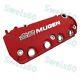 Red Mugen Racing Rocker Engine Valve Cover For Honda Civic D16y8 D16y7 Vtec Sohc