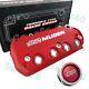 Red Mugen Racing Rocker Engine Valve Cover With Oil Cap For Honda Civic Vtec Sohc