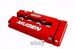 Red MUGEN Style Engine Valve Cover For Honda Civic B16 B17 B18 VTEC B18C DOHC