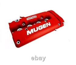 Red MUGEN Style Engine Valve Cover For Honda Civic B16 B17 B18 VTEC B18C DOHC