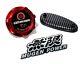 Red Oil Cap & Carbon Fiber Look Antenna Cover For 96-00 Honda Civic Mugen Jdm